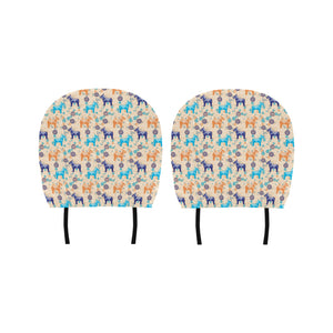 Cute Horse Pattern Car Headrest Cover