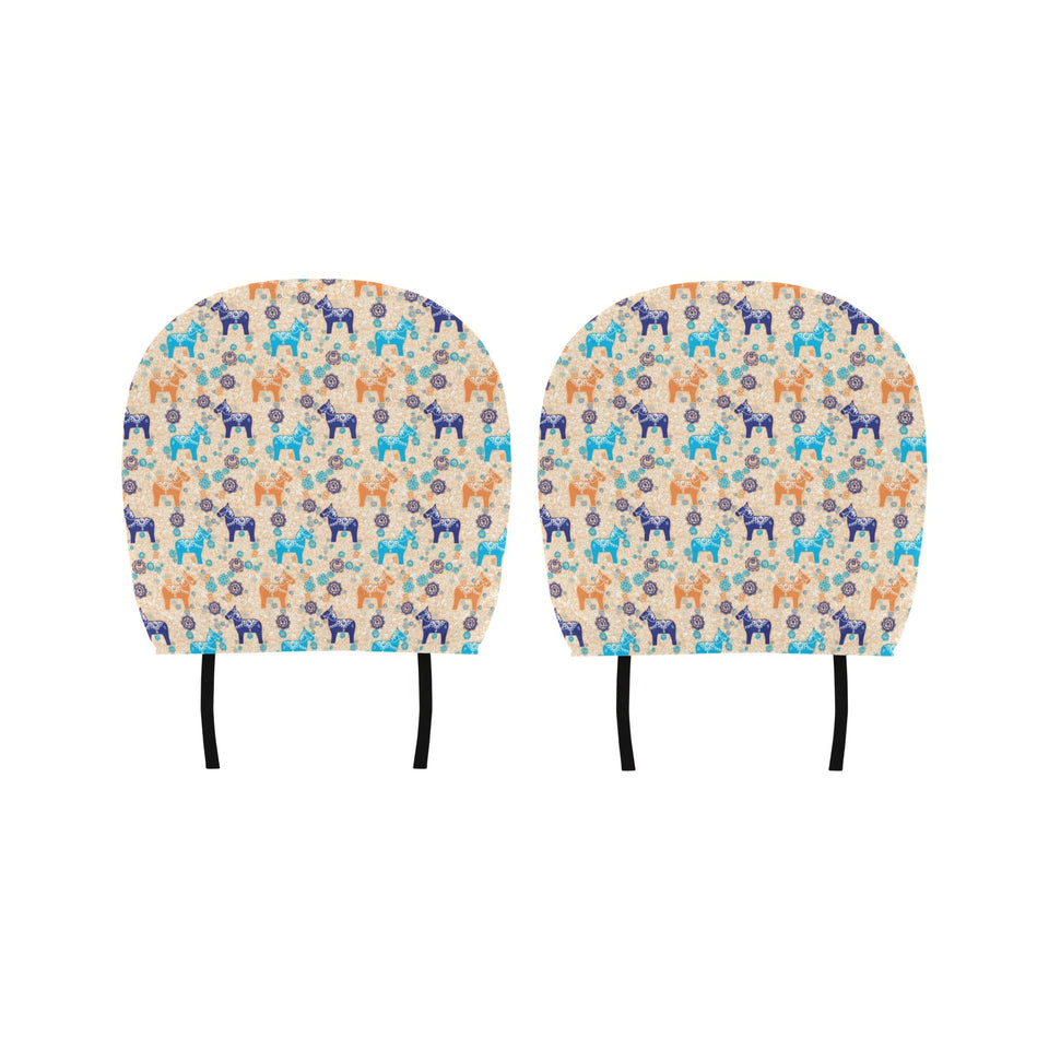 Cute Horse Pattern Car Headrest Cover