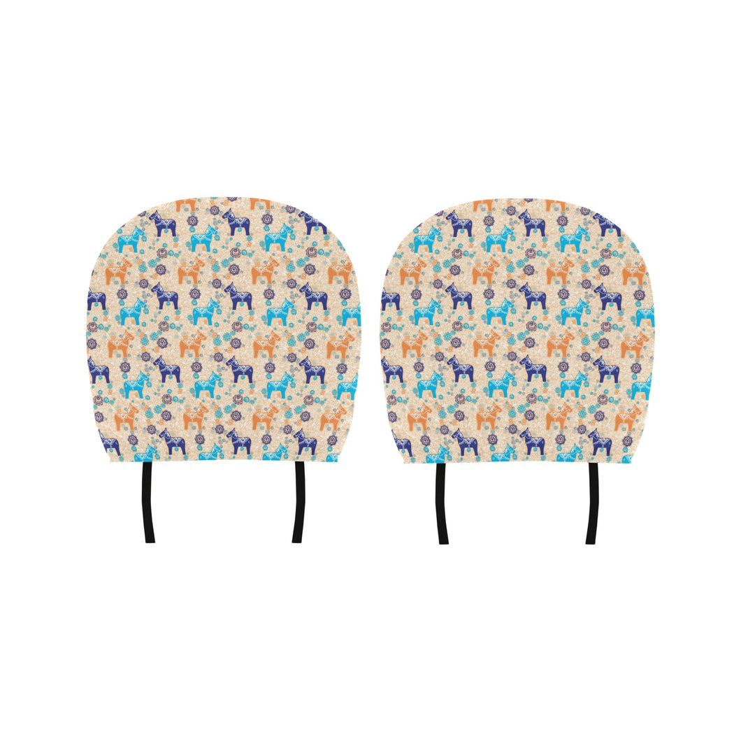 Cute Horse Pattern Car Headrest Cover