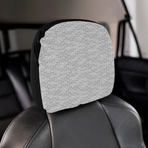 Brick Printed Pattern Print Design 01 Car Headrest Cover