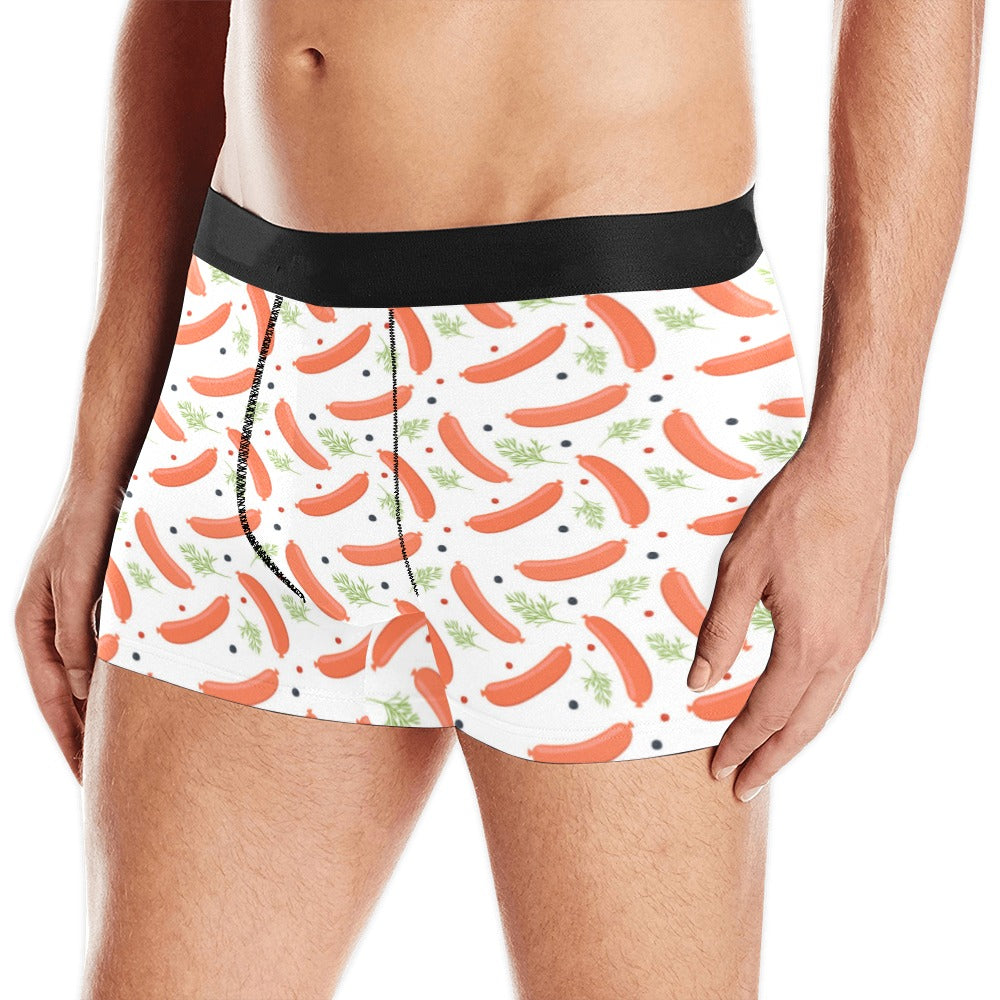Sausage Pattern Print Design 03 Men's All Over Print Boxer Briefs Men's Underwear