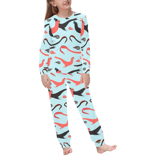 Sea Lion Pattern Theme Kids' Boys' Girls' All Over Print Pajama Set