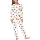 Snail Pattern Print Design 05 Kids' Boys' Girls' All Over Print Pajama Set