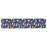 Giraffe Pattern Print Design 04 Table Runner