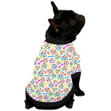 English Bulldog Pattern Print Design 05 All Over Print Pet Dog Round Neck Fuzzy Shirt