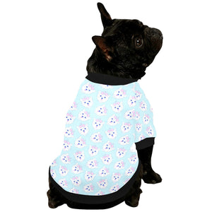 Yorkshire Terrier Pattern Print Design 01 All Over Print Pet Dog Round Neck Fuzzy Shirt