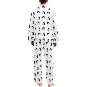 Swordfish Pattern Print Design 01 Men's Long Pajama Set