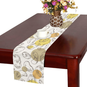 Potato Chips Pattern Print Design 02 Table Runner