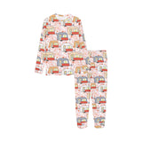 Camper Van Pattern Print Design 01 Kids' Boys' Girls' All Over Print Pajama Set