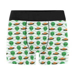 Alien Pattern Print Design 02 Men's All Over Print Boxer Briefs Men's Underwear
