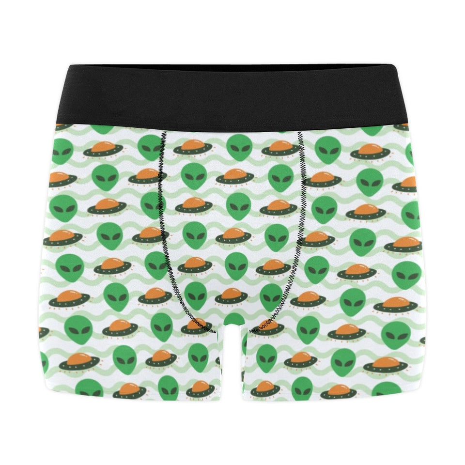 Alien Pattern Print Design 02 Men's All Over Print Boxer Briefs Men's Underwear