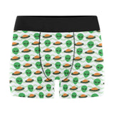 Alien Pattern Print Design 02 Men's All Over Print Boxer Briefs Men's Underwear