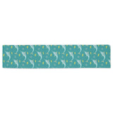 Swordfish Pattern Print Design 04 Table Runner