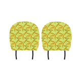 Corn Pattern Print Design 03 Car Headrest Cover