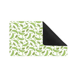 Green Peas Pattern Print Design 02 Doormat