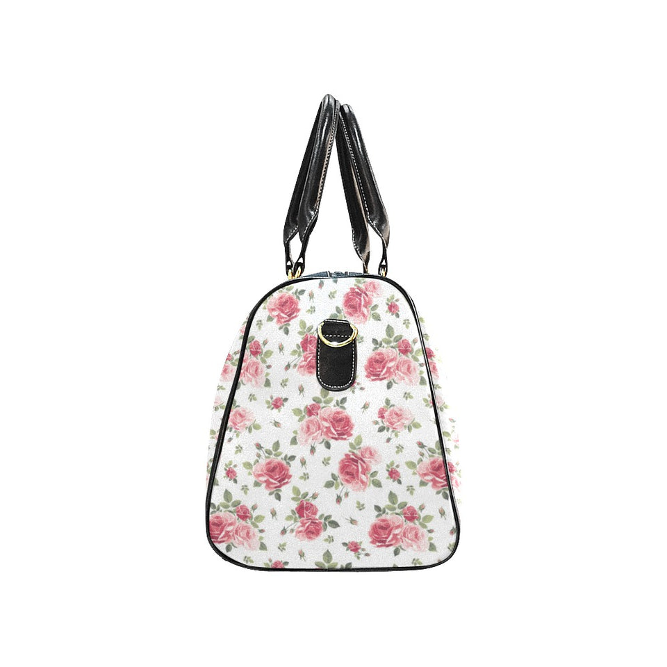 Rose Pattern Print Design 02 Travel Bag