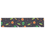 Alien Pattern Print Design 03 Table Runner