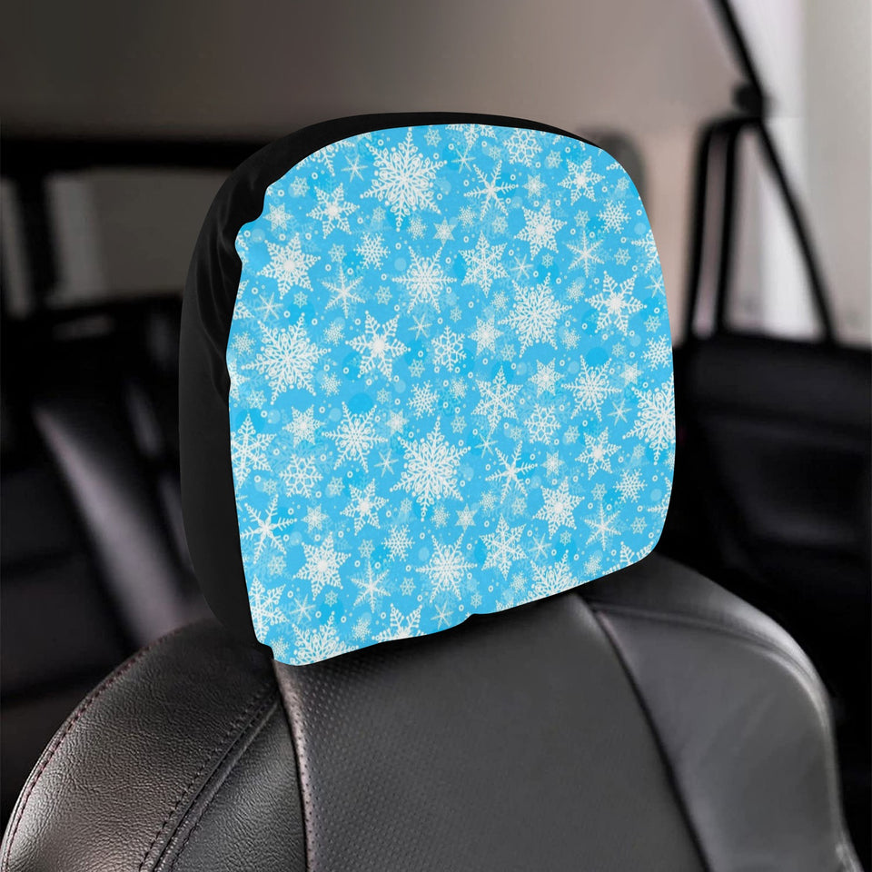 Snowflake Pattern Car Headrest Cover