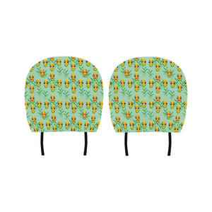 Corn Pattern Print Design 05 Car Headrest Cover