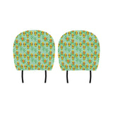 Corn Pattern Print Design 05 Car Headrest Cover