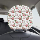 Dragon Fruit Pattern Car Headrest Cover