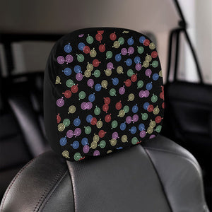 Darts Pattern Print Design 03 Car Headrest Cover