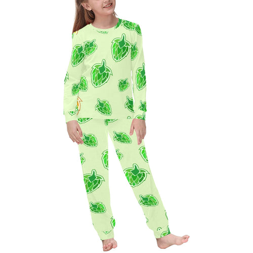 Hop Graphic Decorative Pattern Kids' Boys' Girls' All Over Print Pajama Set