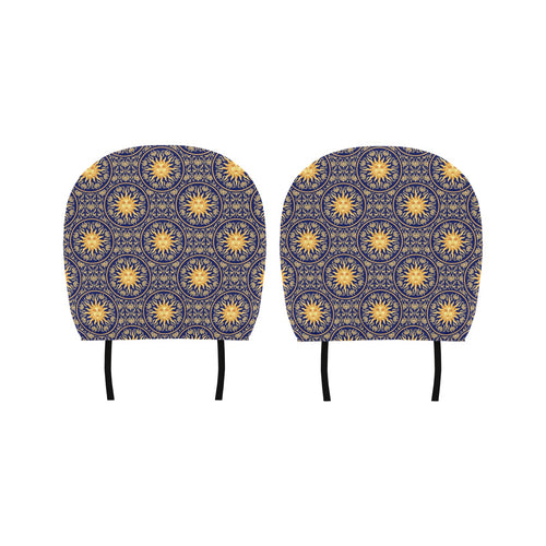 Sun Pattern Car Headrest Cover