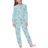 Greyhound Pattern Print Design 03 Kids' Boys' Girls' All Over Print Pajama Set