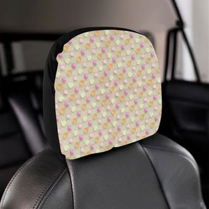 Onion Pattern Theme Car Headrest Cover