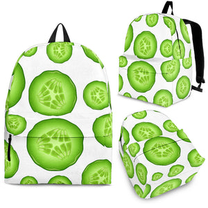 Sliced Cucumber Pattern Backpack