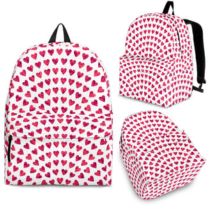 Heart Wave Pattern Backpack