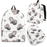 Sleep Raccoon Pattern Backpack