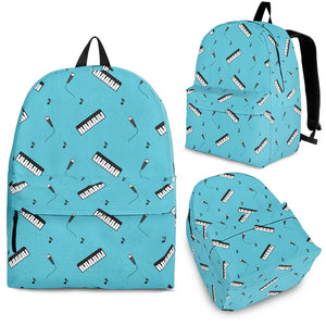 Piano Pattern Print Design 01 Backpack