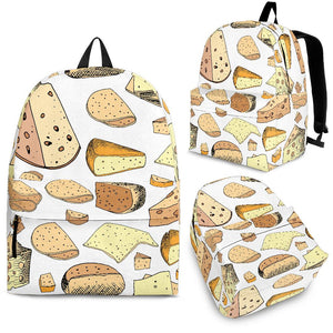 Cheese Pattern Theme Backpack