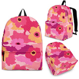 Pink Camo Camouflage Flower Pattern Backpack