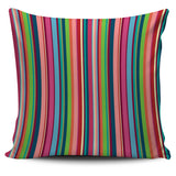 Rainbow Stripe Pattern Pillow Cover