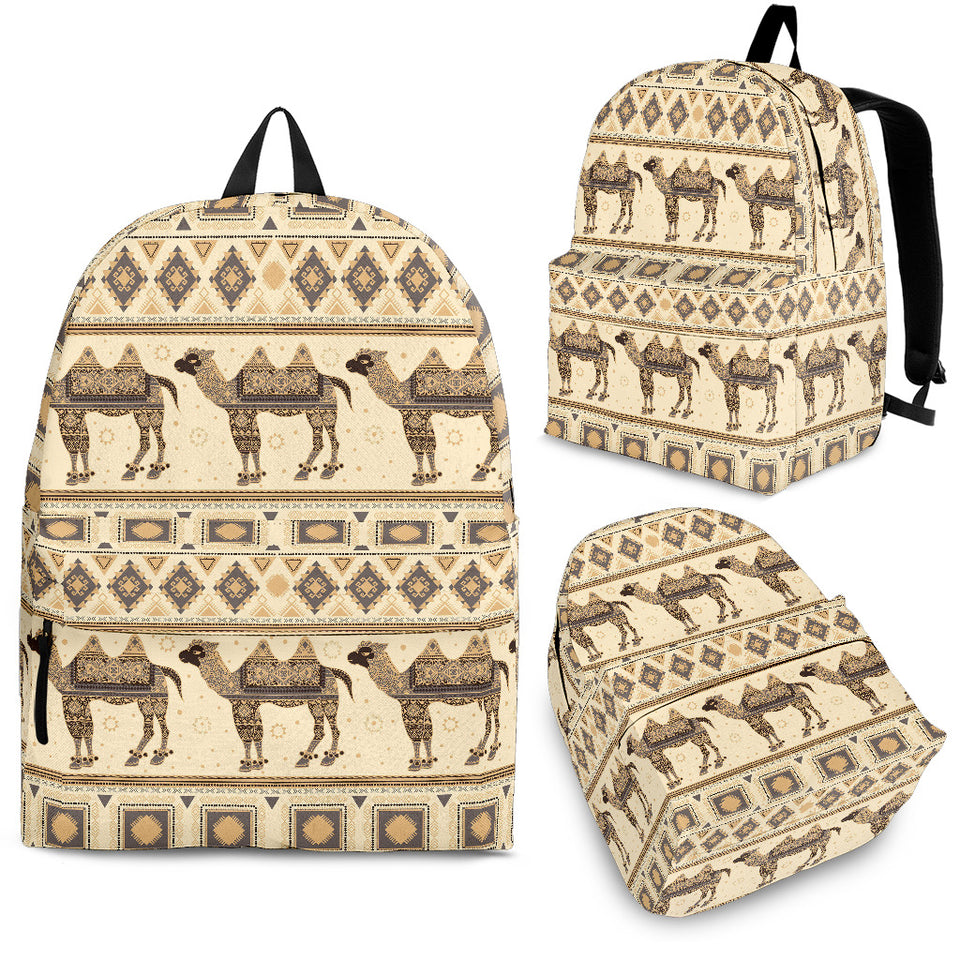 Traditional Camel Pattern Ethnic Motifs Backpack