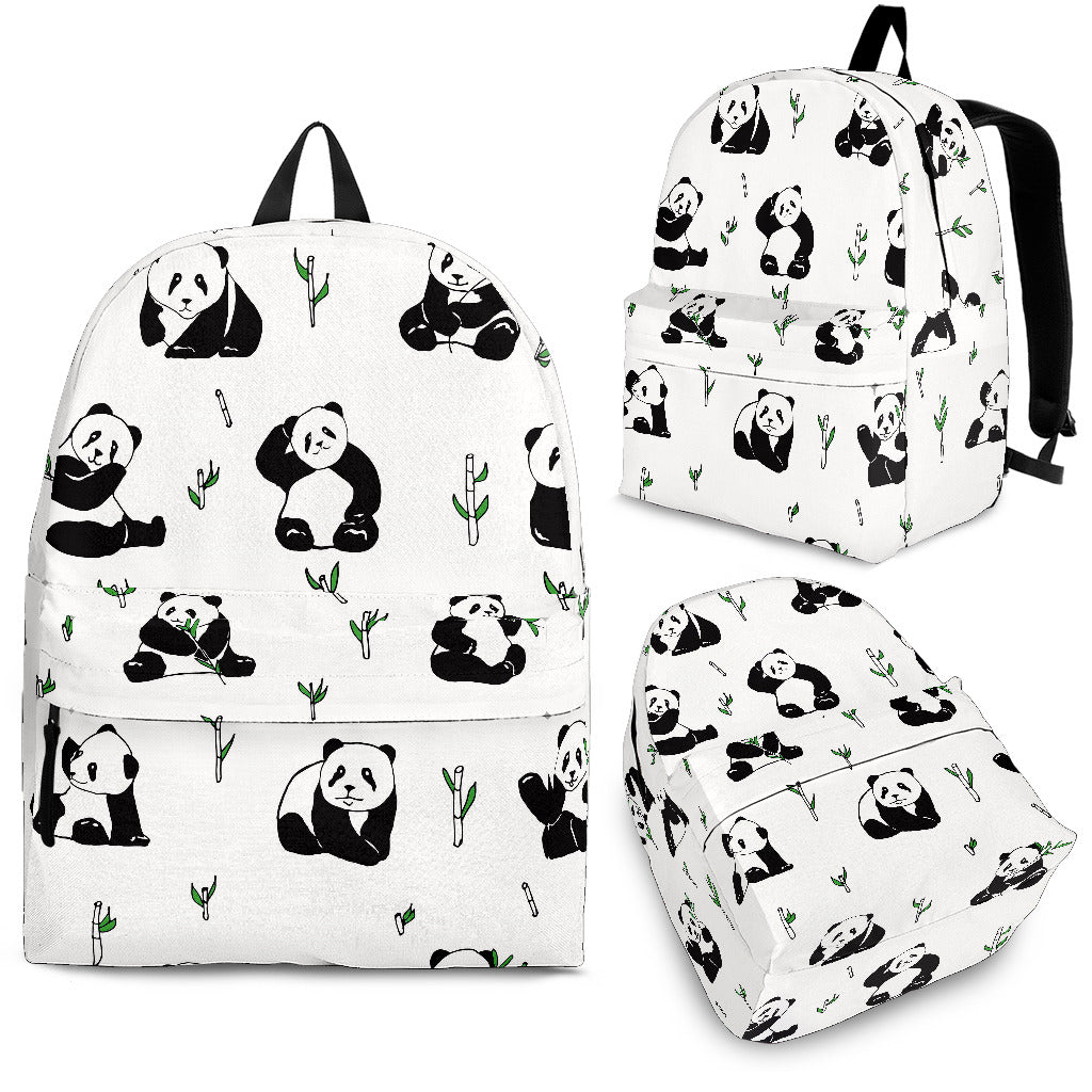 Panda Pattern Background Backpack