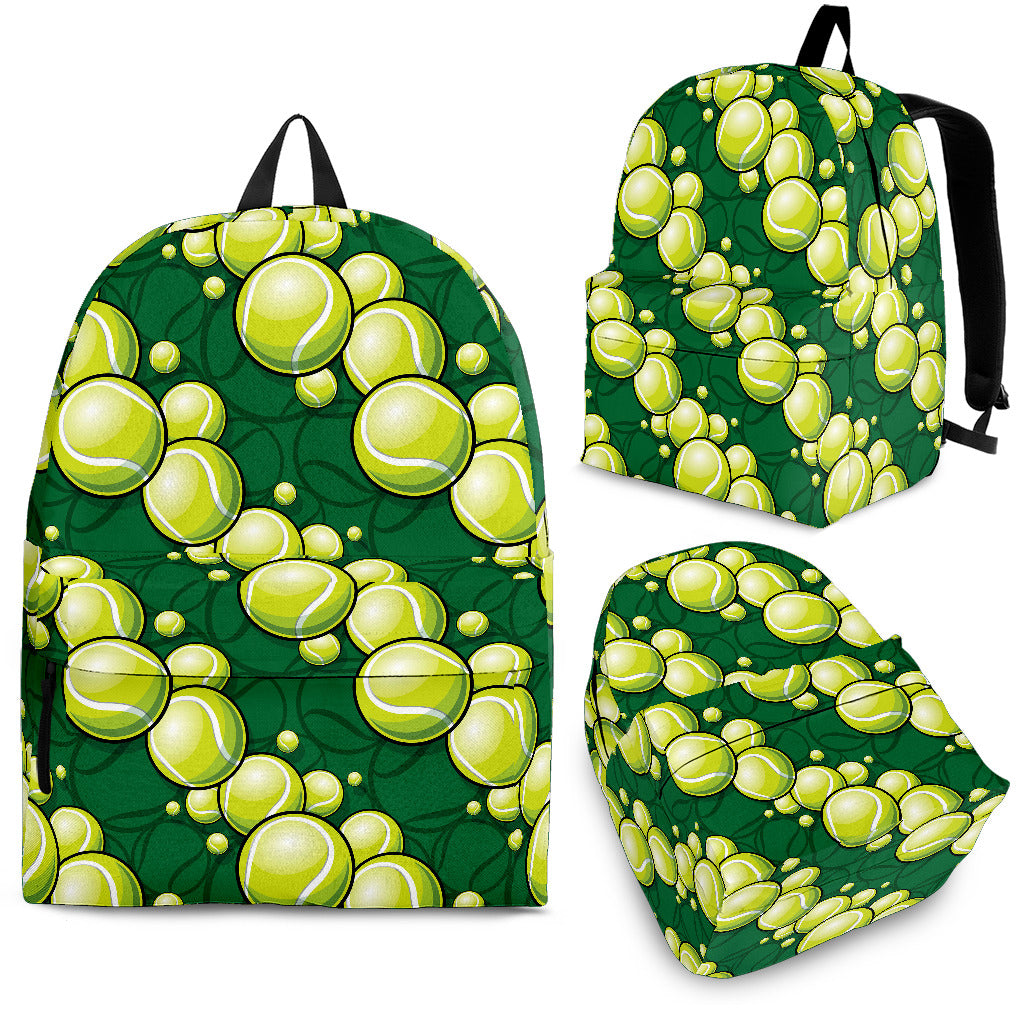 Tennis Pattern Print Design 04 Backpack