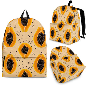 Papaya Pattern Backpack