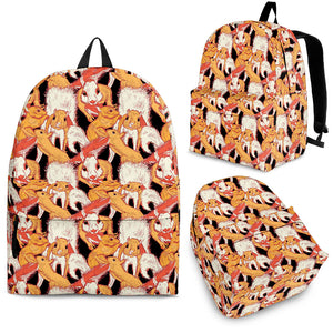 Squirrel Pattern Print Design 04 Backpack