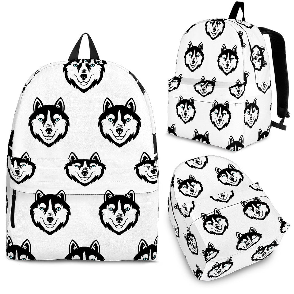 Siberian Husky Pattern Backpack