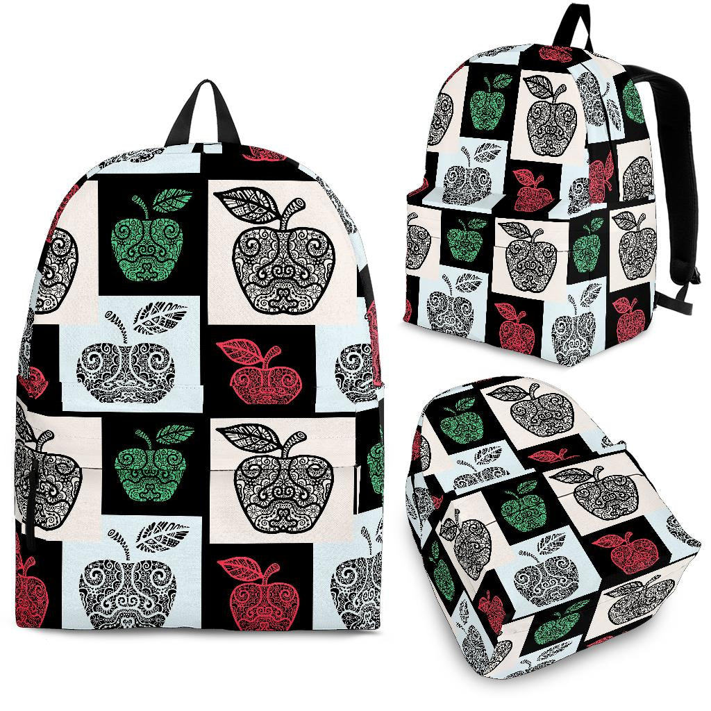 Apple Tribel Pattern Backpack