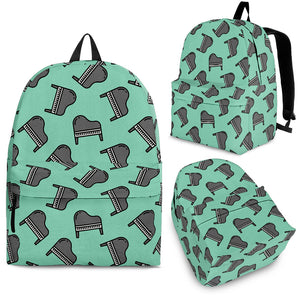 Piano Pattern Print Design 04 Backpack