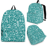 Math Pattern Print Design 05 Backpack