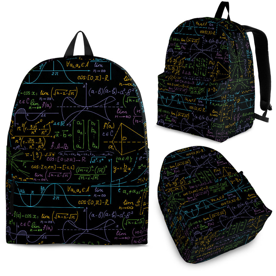 Math Pattern Print Design 01 Backpack