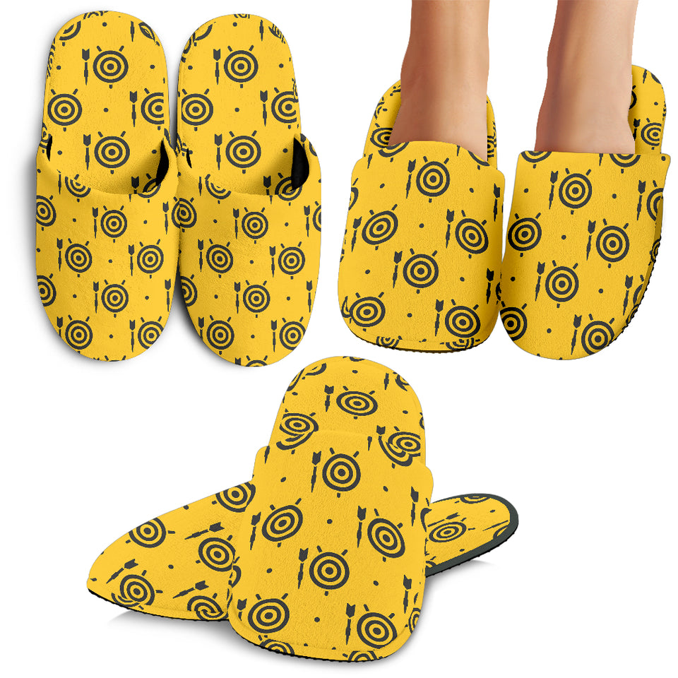 Darts Pattern Print Design 04 Slippers