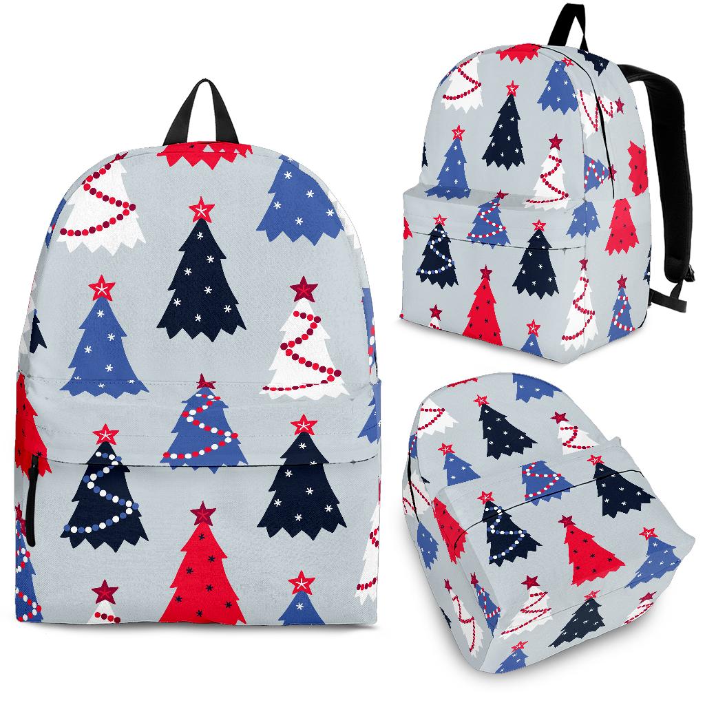 Christmas Tree Star Pattern Backpack
