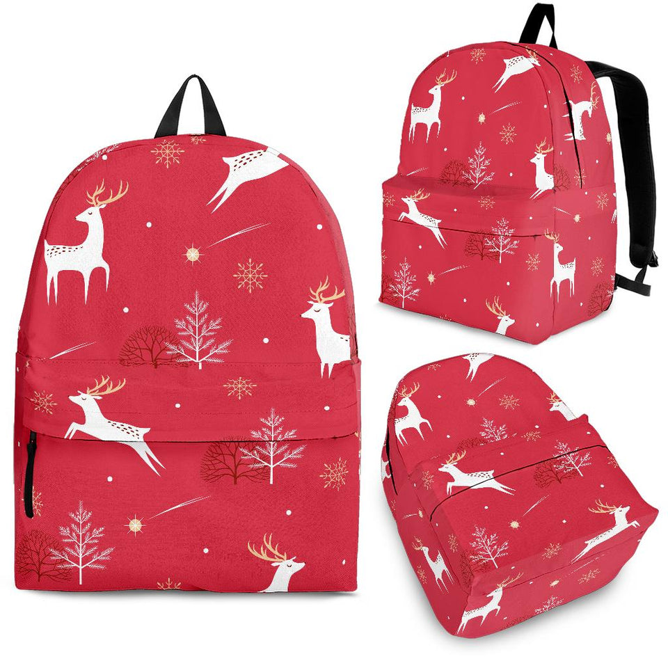 Deer Pattern Background Backpack